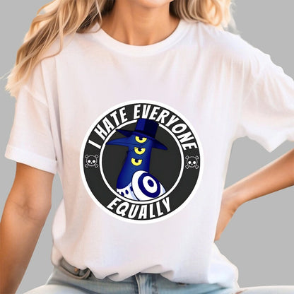 I Hate Everyone Equally Geek T-Shirt