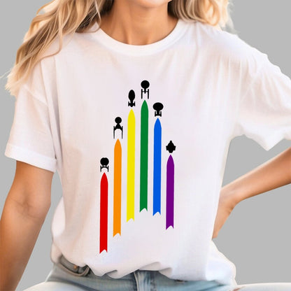 Light-speed spaceship Geek T-Shirt