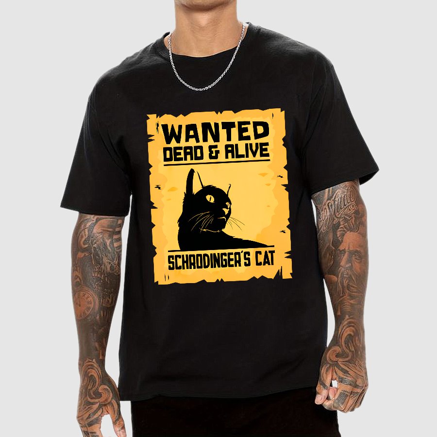 Schrödinger's Cat Is Dead or Alive Geeky T-Shirt