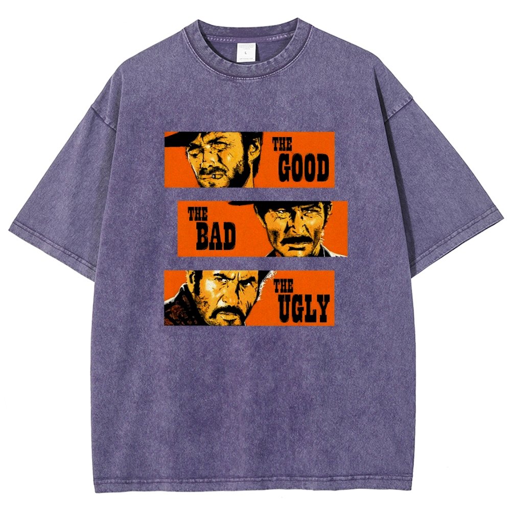 The Good The Bad The Ugly Vintage Distressed T-shirt