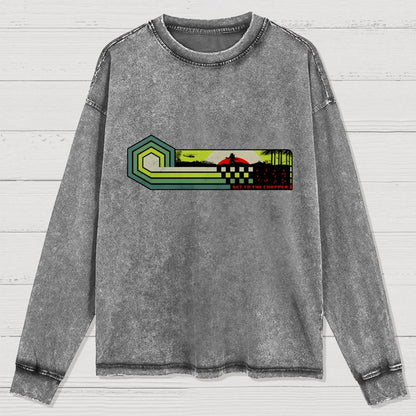 Get To The Chopper Washed Long Sleeve Tee