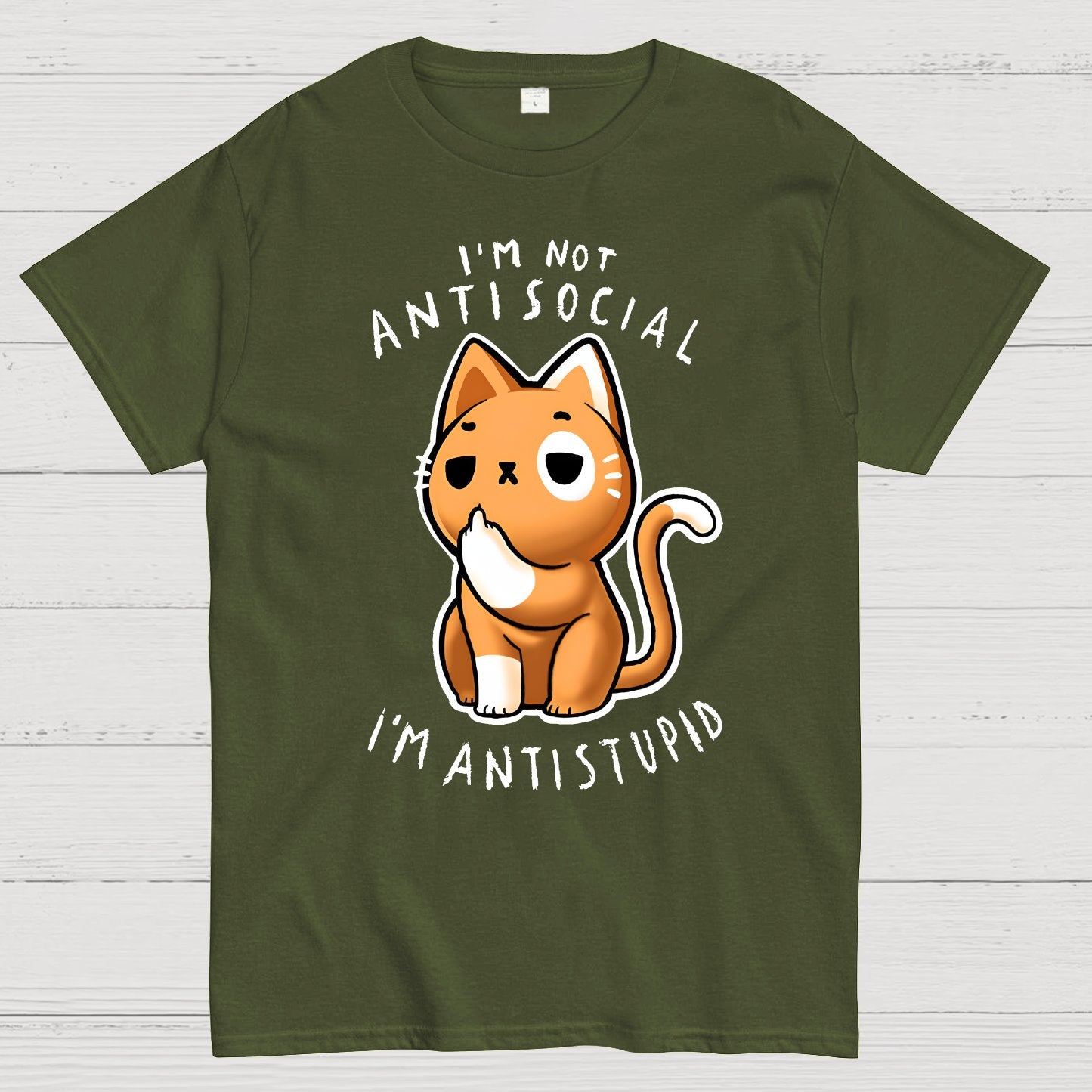 I'm not Antisocial, I'm Antistupid Geek T-Shirt