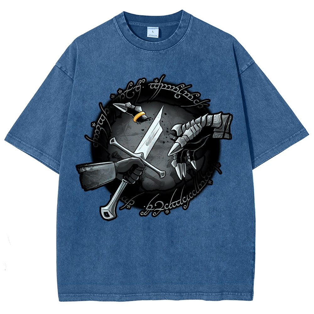 Cut Ring Vintage Distressed T-shirt