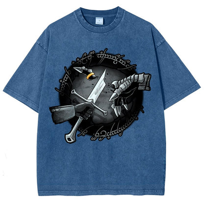 Cut Ring Vintage Distressed T-shirt