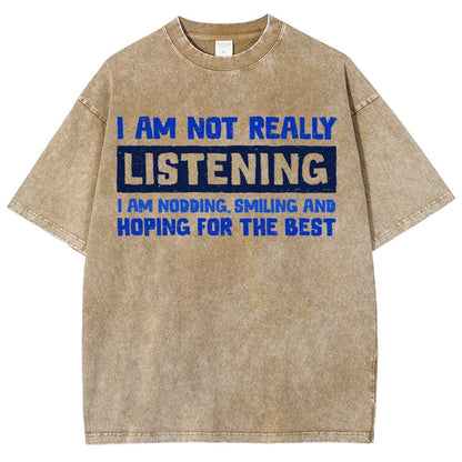 Hoping For The Best Vintage Distressed T-shirt
