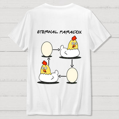 Eternal Paradox Nerdy Front And Back Printing Geek T-Shirt