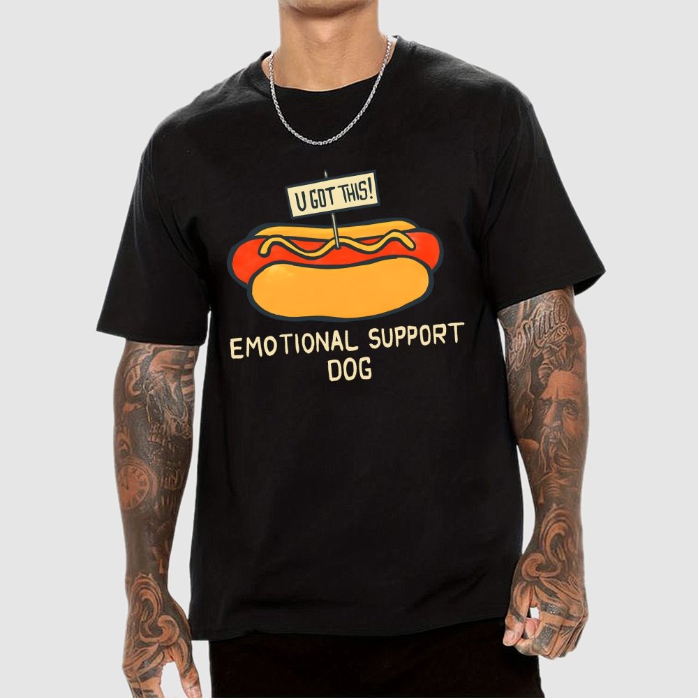 Emotional Support Dog Geek T-Shirt