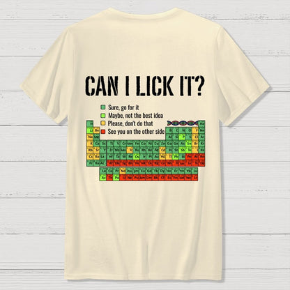 Can I Lick It  Back Printing Geek T-Shirt