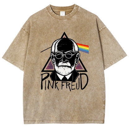 Pink Frost Vintage Distressed T-shirt
