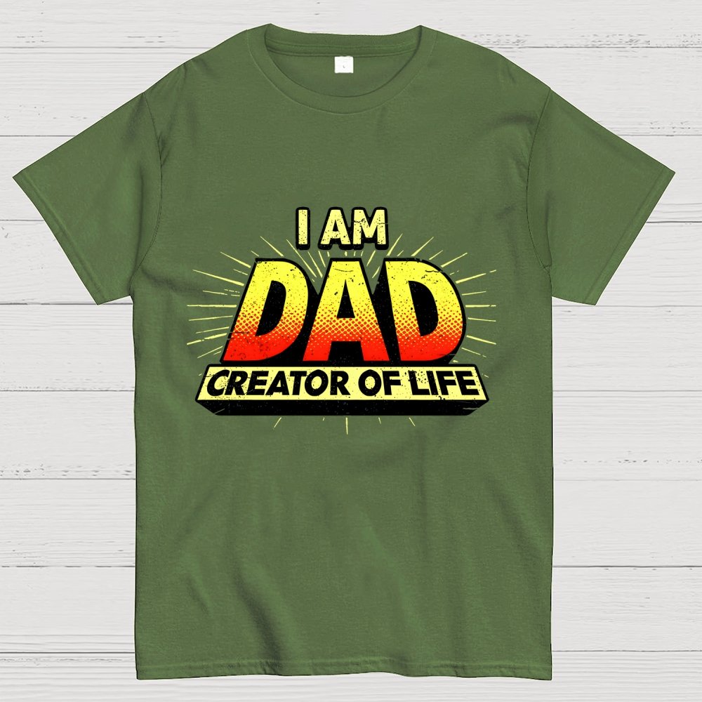 DAD - Creator Of Life Geek T-Shirt