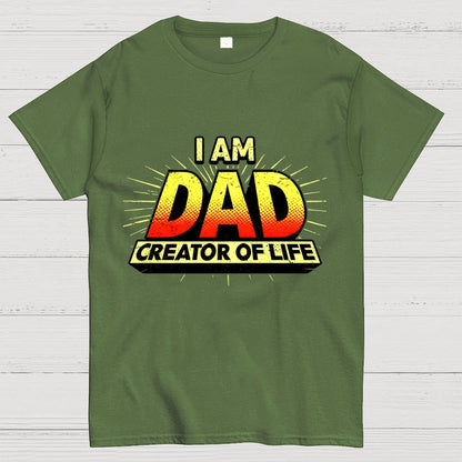 DAD - Creator Of Life Geek T-Shirt