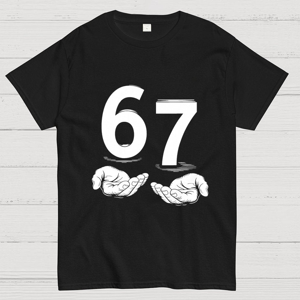 Funny Six Seven Meme Viral Quote Geek T-Shirt