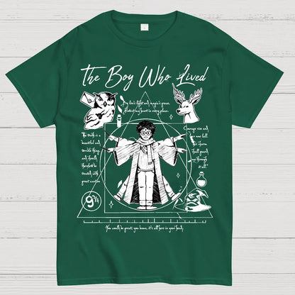 Vitruvian Wizard Geek T-Shirt
