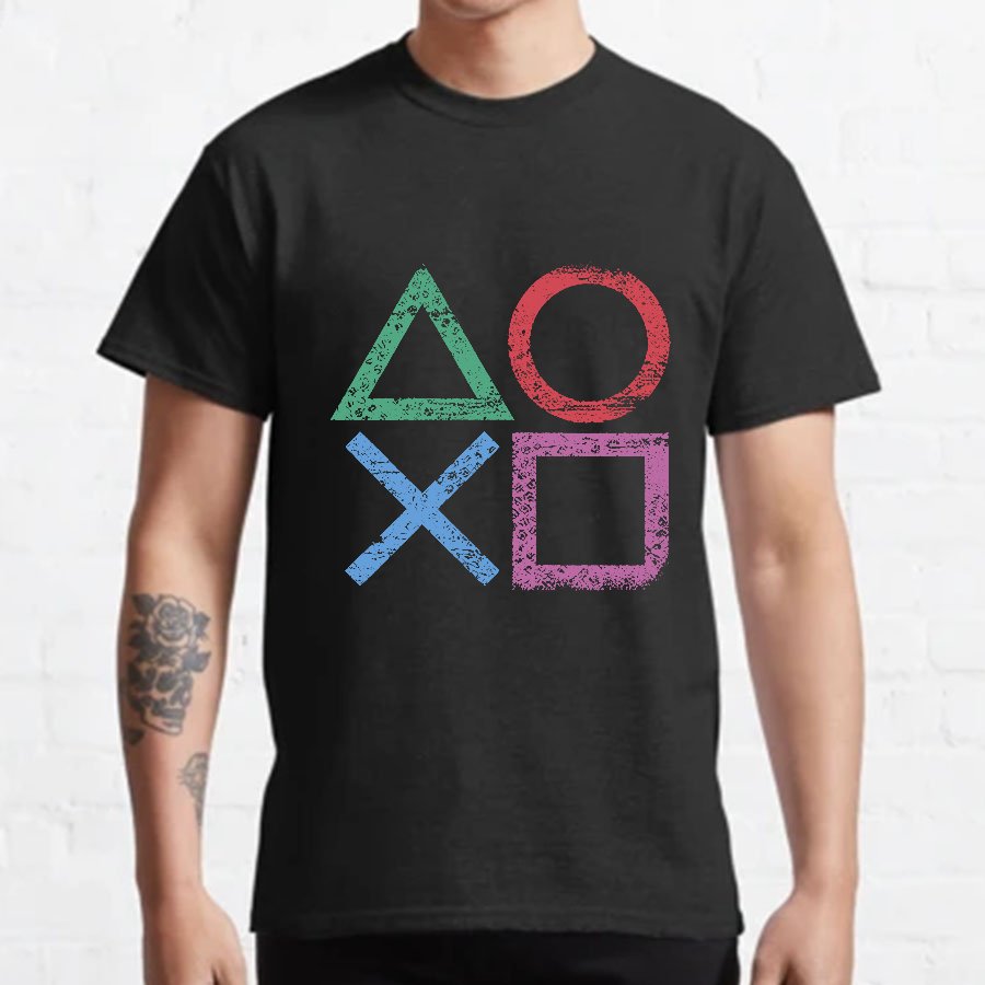 Gaming symbols Geeky T-Shirt