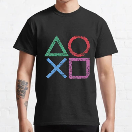Gaming symbols Geeky T-Shirt