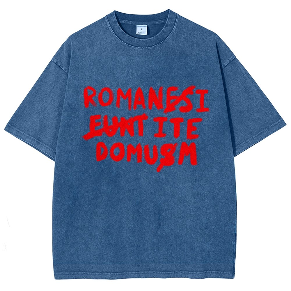 Romani Ite Domum Vintage Distressed T-shirt