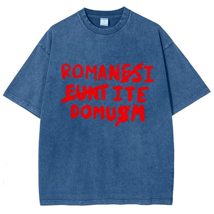 Romani Ite Domum Vintage Distressed T-shirt
