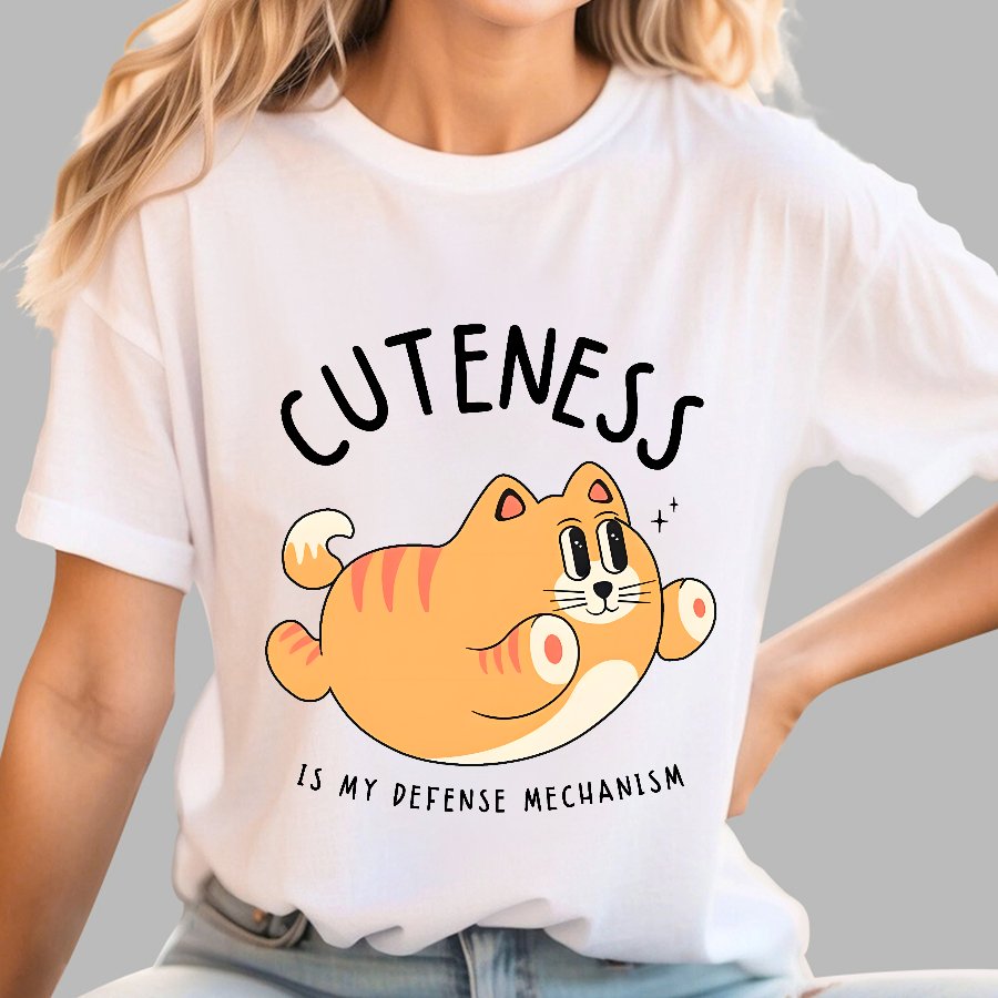 Cuteness is My Defense Mechanism Geek T-Shirt