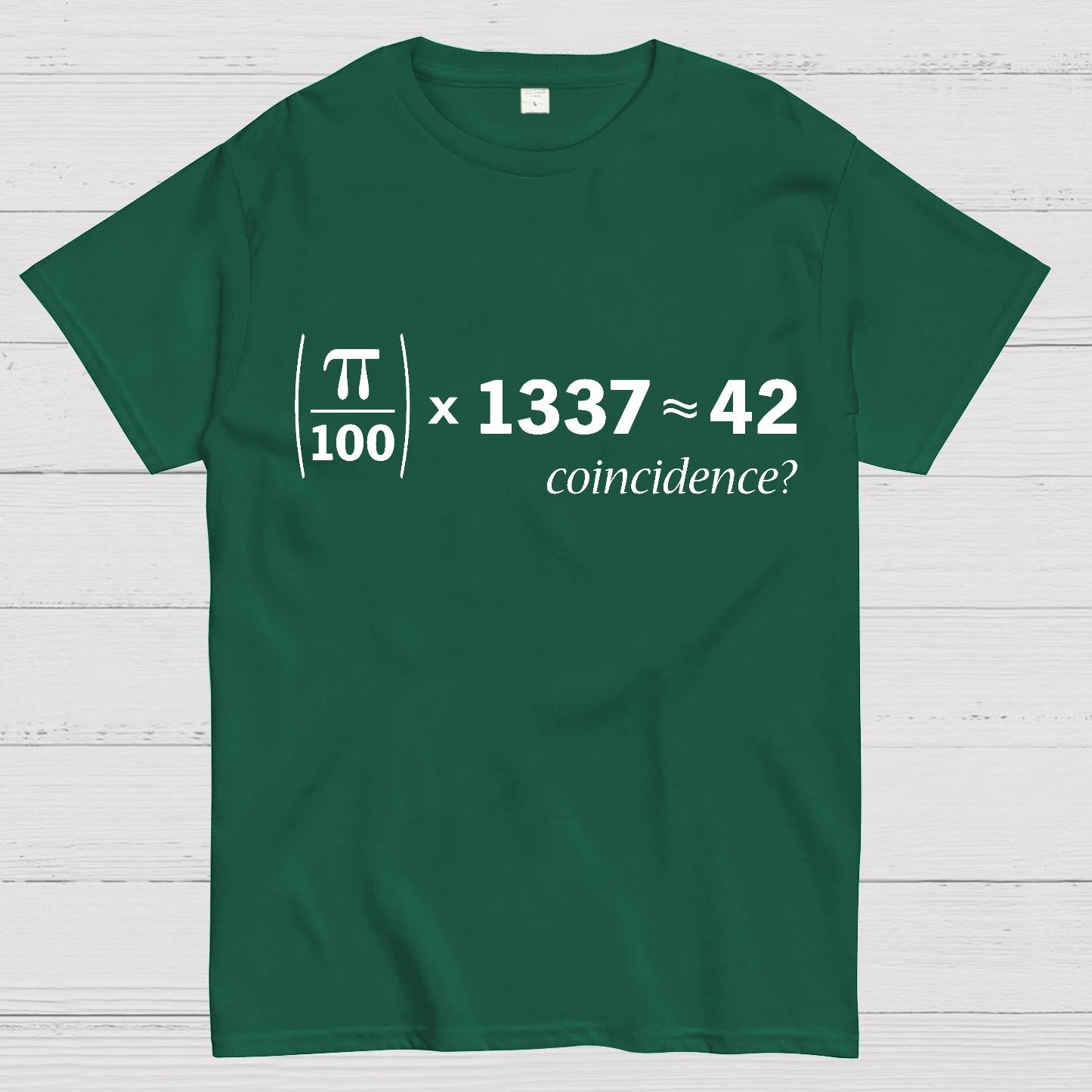 Coincidence Pi 42 Geek T-Shirt