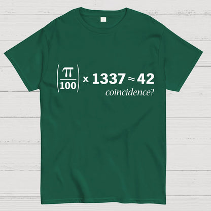 Coincidence Pi 42 Geek T-Shirt
