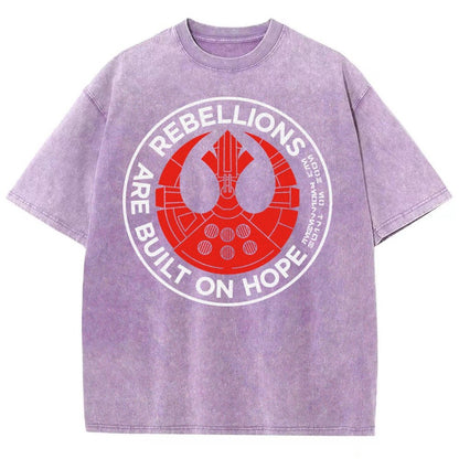 Rebellions Are Built on Dreams Vintage Distressed T-shirt
