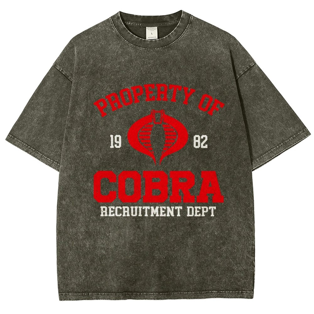 Property of Cobra Vintage Distressed T-shirt