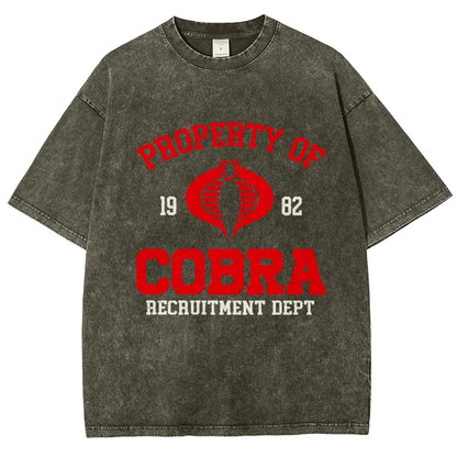 Property of Cobra Vintage Distressed T-shirt
