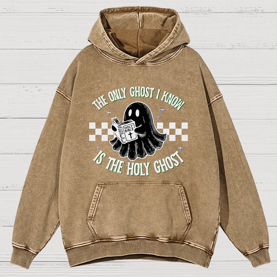 The Holy Ghost Vintage Distressed Hoodie