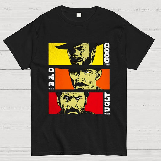 The Good The Bad The Ugly Cat Geek T-Shirt