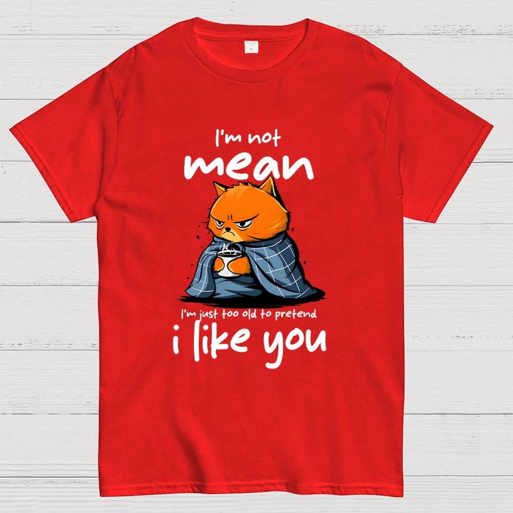 I Am Not Mean Geek T-Shirt