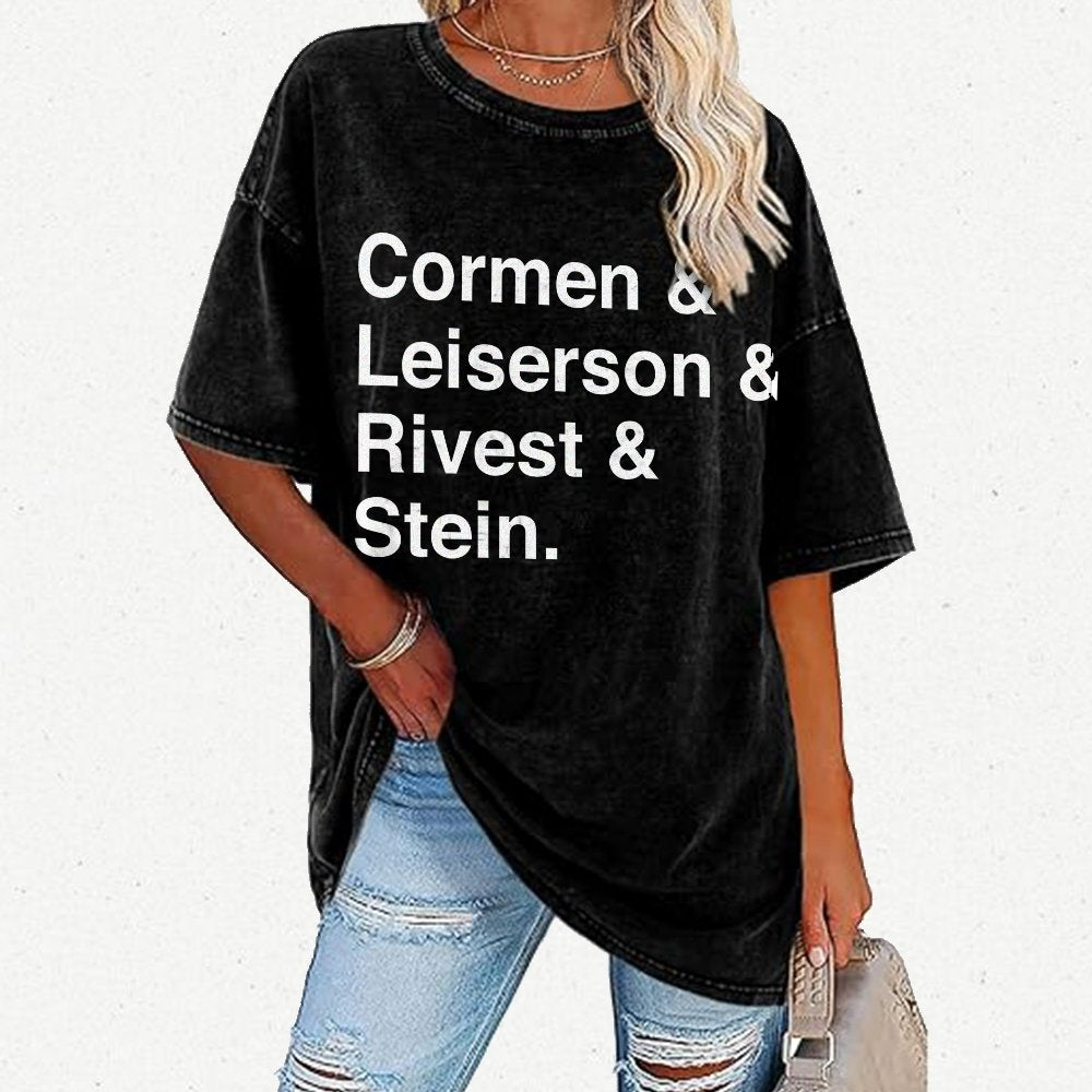 CLRS Algorithms Vintage Distressed T-shirt