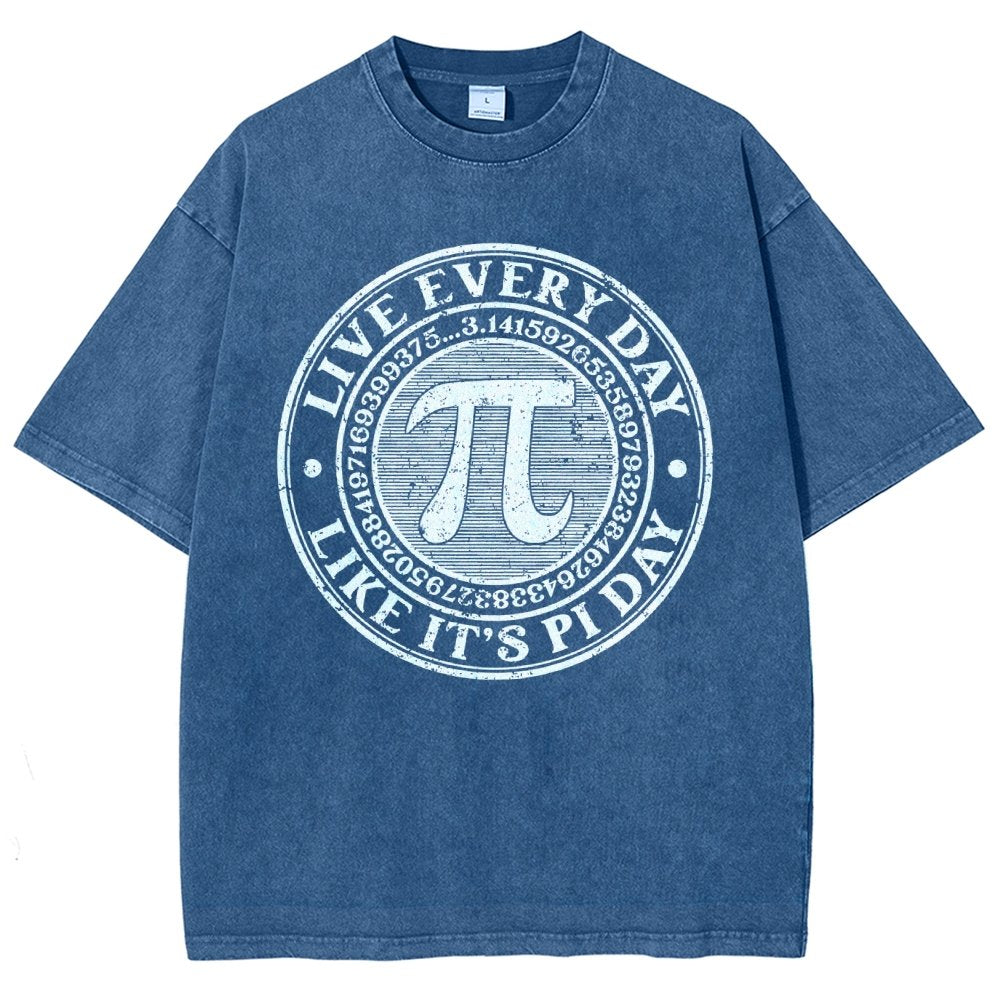 Vintage Pi Day Vintage Distressed T-shirt