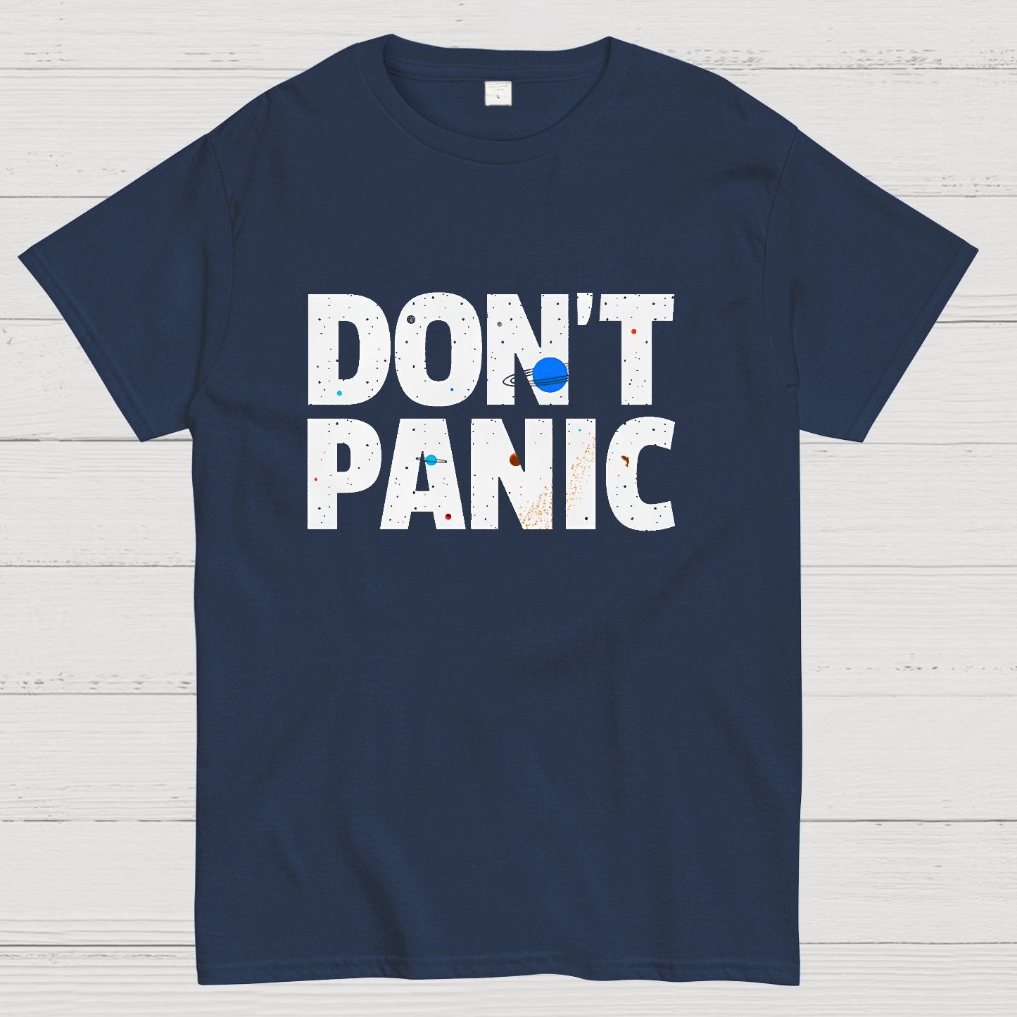 Don't Panic Geeky T-Shirt