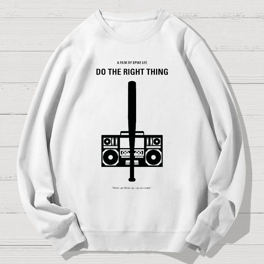 Do The Right Thing2 Geek Cotton Sweatshirt