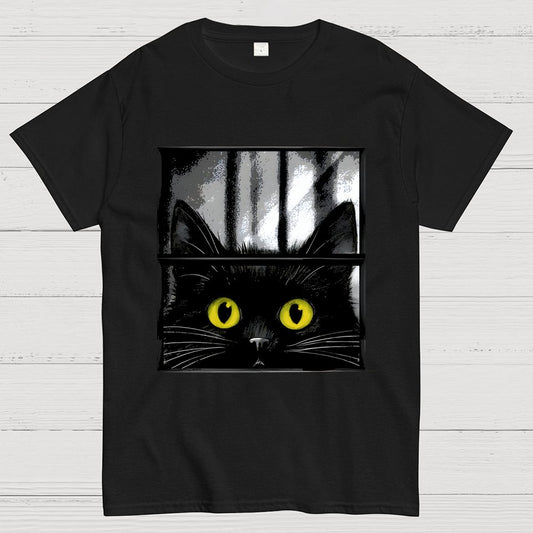 Creepy Cat Geek T-Shirt