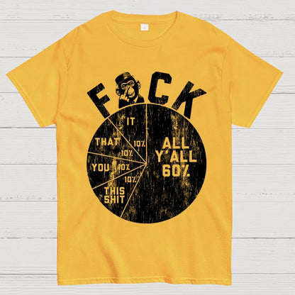 Sentiment Quantification Failure Pie Chart Geek T-Shirt
