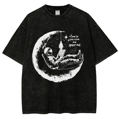 Time to read a book Vintage Distressed T-shirt