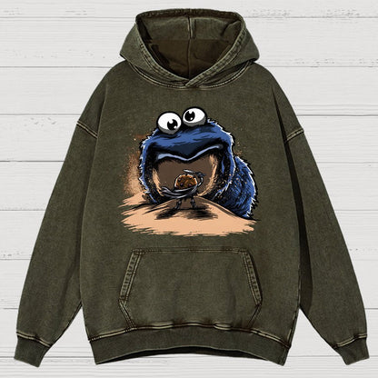 Cookieworm Vintage Distressed Hoodie