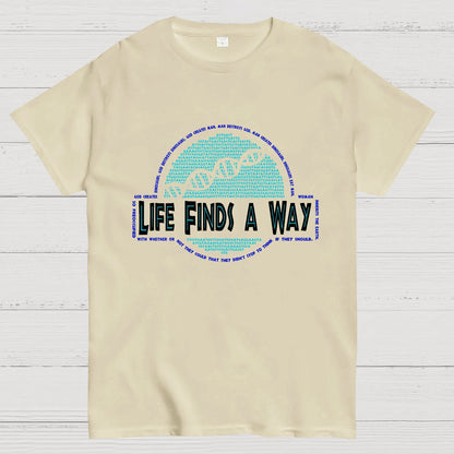 Dino DNA Typography Nerdy T-Shirt
