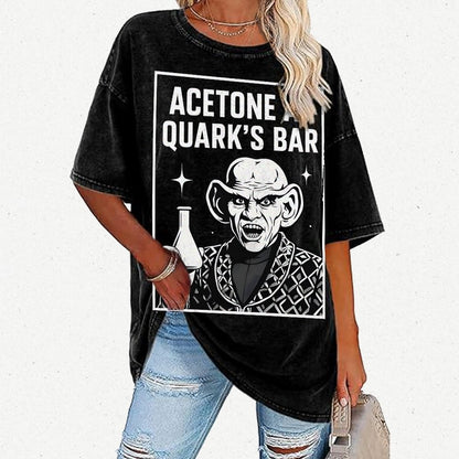 ACETONE AT A SPACE BAR Vintage Distressed T-shirt
