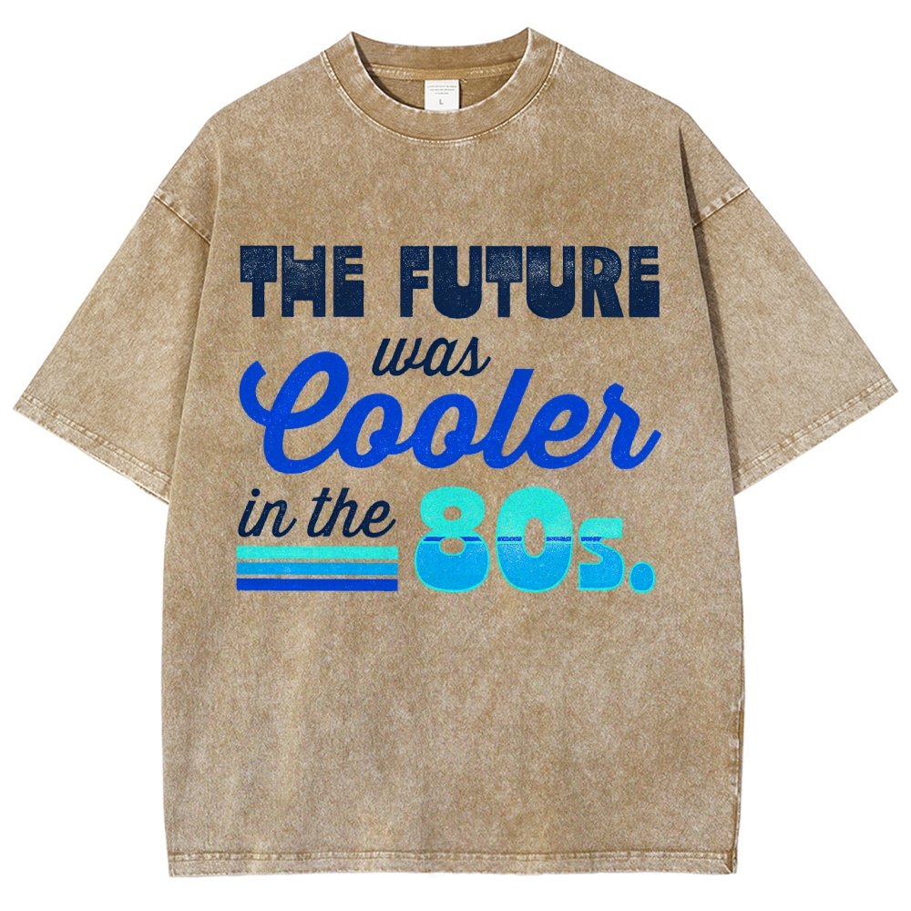 The Future Was Cooler In The Past Vintage Distressed T-shirt