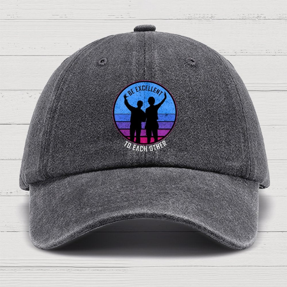 Be Excellent To Each Other 80s Cotton Hat