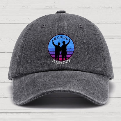 Be Excellent To Each Other 80s Cotton Hat