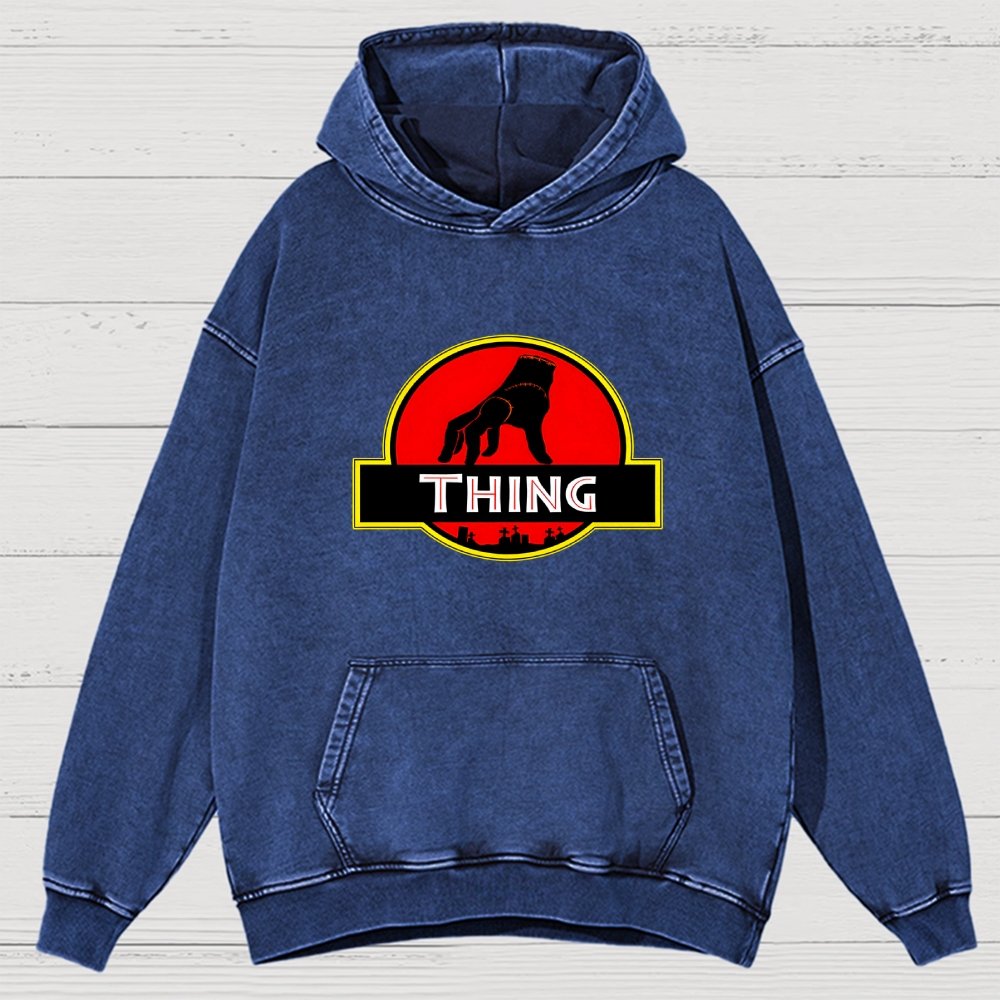 Thing Vintage Distressed Hoodie