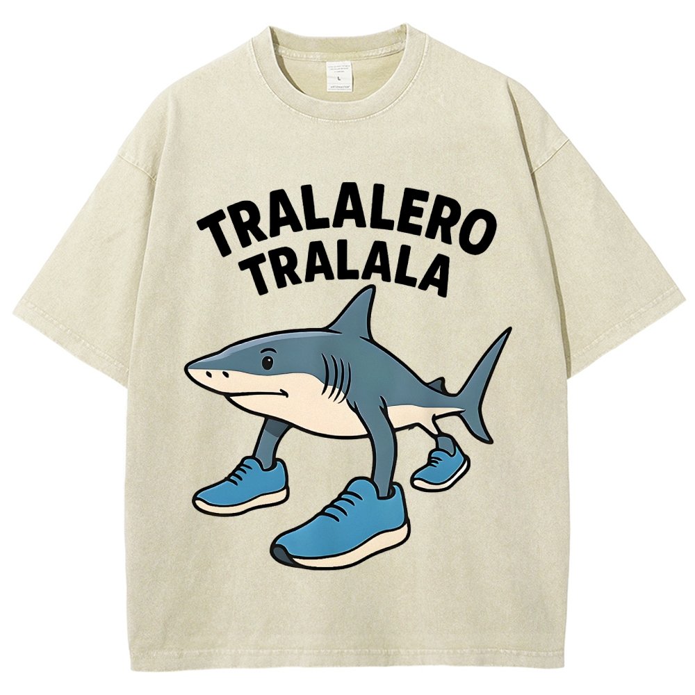 Tralalero Tralala Vintage Distressed T-shirt