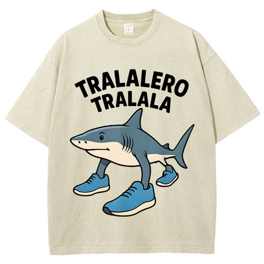 Tralalero Tralala Vintage Distressed T-shirt