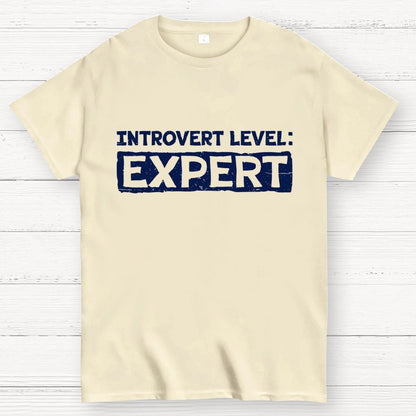 Introvert Level Expert  Geek T-Shirt