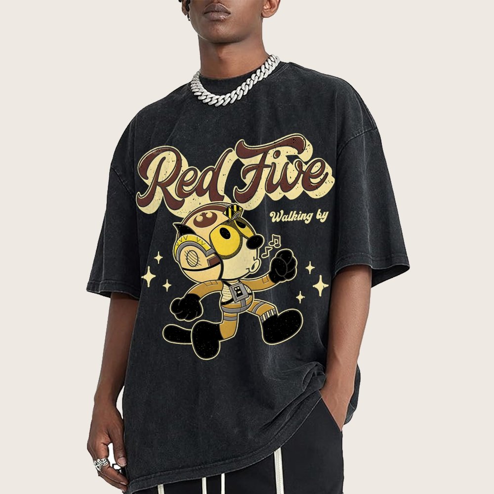 The Rebel Cat Vintage Distressed T-shirt
