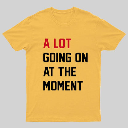 A Lot Going On at The Moment Geeky T-Shirt