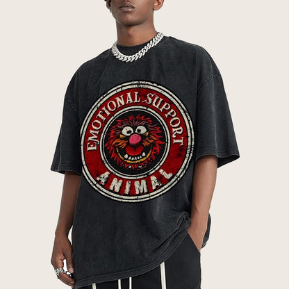 Emotional Support Animals Vintage Distressed T-shirt